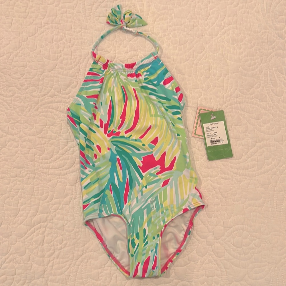 Lilly Pulitzer little girl/toddler size 4 halter swimsuit
